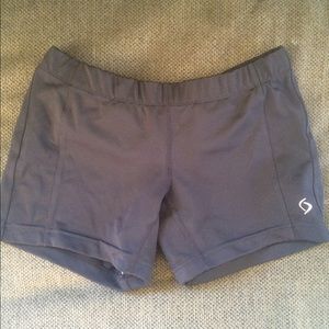 Workout spandex shorts