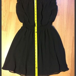 Black Express Strapless Dress