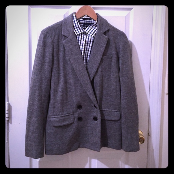 JCREW wool double breasted blazer