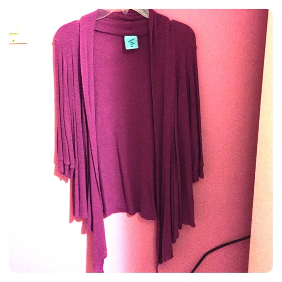 Comfy Purple Cardigan