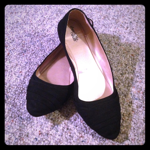 Charlotte Russe Black Flats