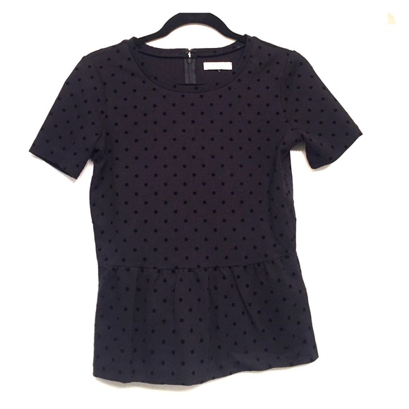 Size XS Madewell peplum top