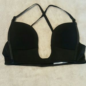 Victoria's Secret Black U-Plunge Pushup Bra