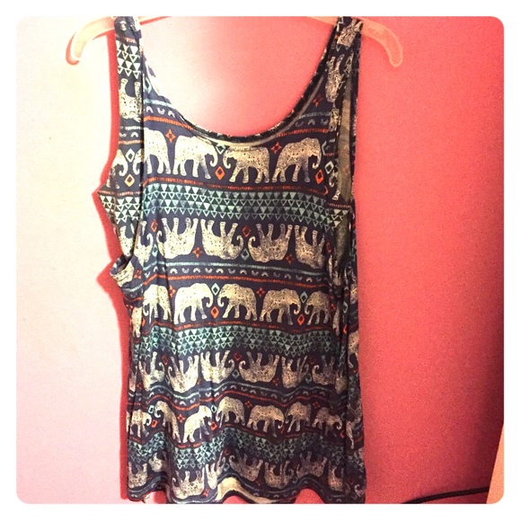 Two piece elephant top