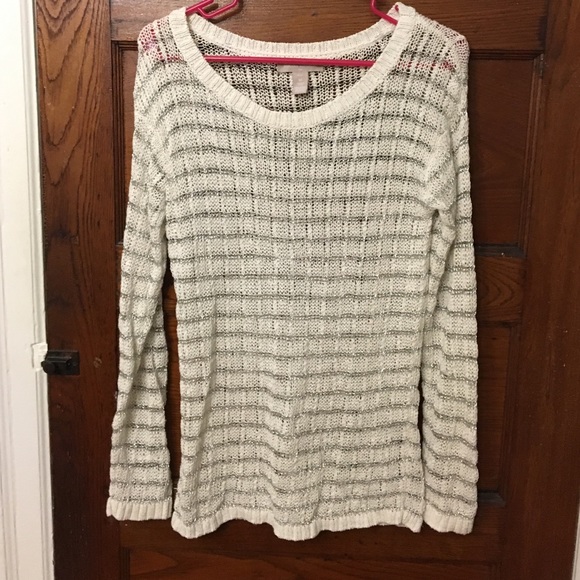 Banana Republic Tops - Banana republic metallic knit top