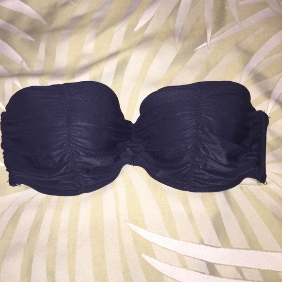 Black strapless Billabong Bathing suit top