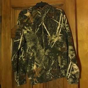 Camo Zip-up Hoodie
