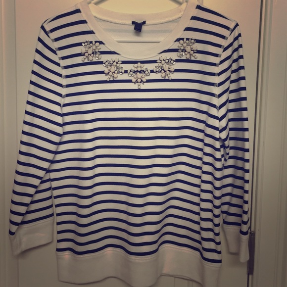 Striped sweatshirt