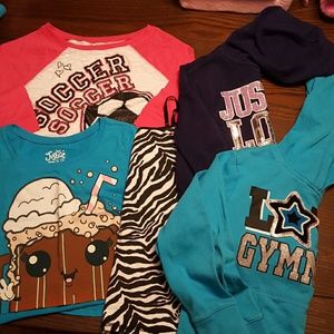 Justice 5 pc lot sz 10 kids