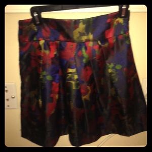 High wasted multi-color skirt