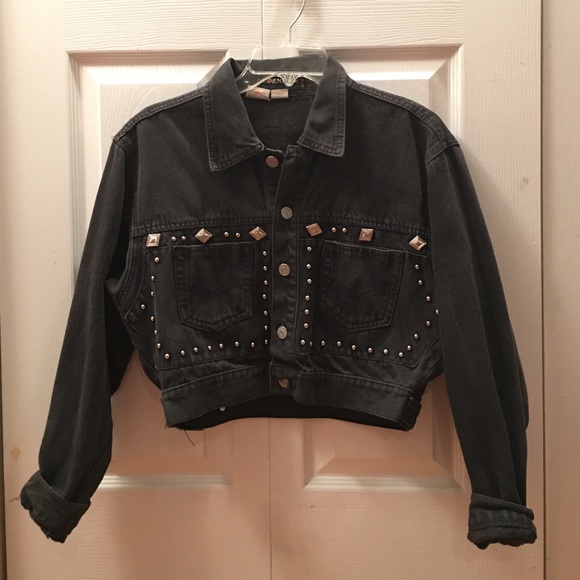 Vintage Cropped Jean Jacket