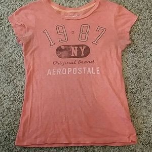 Coral Aeropostale tshirt
