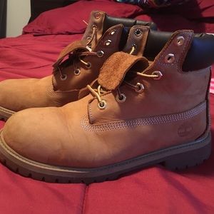 Tan Timberland shoes