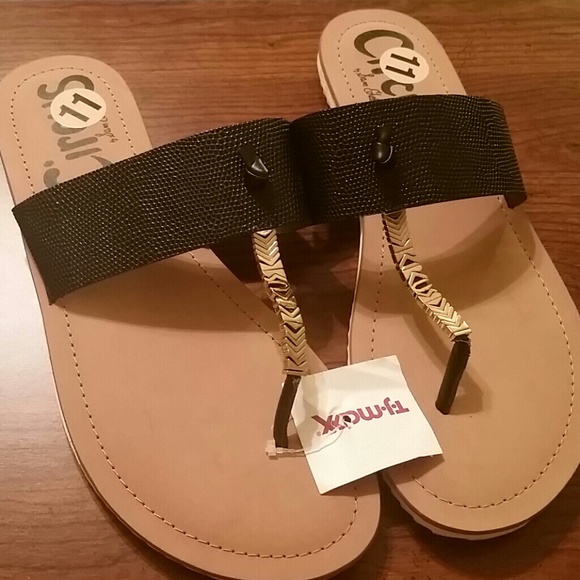 Black and Gold Sandles Circus by Sam Edelman