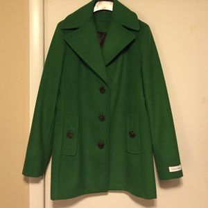Calvin Klein Green Peacoat!