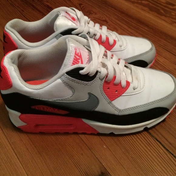 Nike Air Max White and Coral
