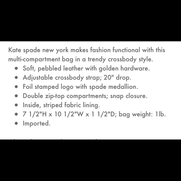 Blue grey Kate spade - Picture 4 of 4