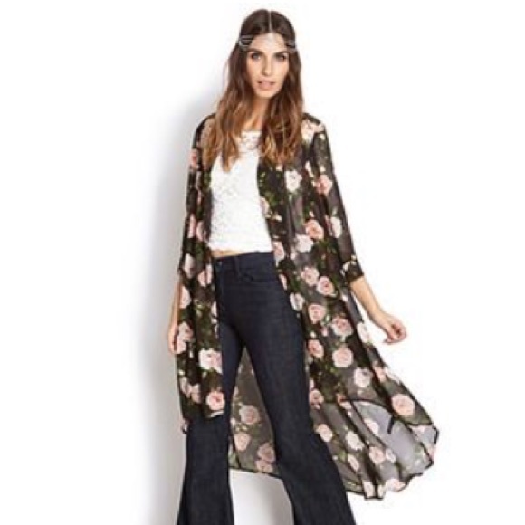 ISO this floral maxi cardigan from forever 21 - Picture 1 of 2