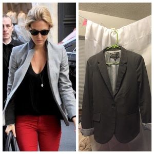 Grey f21 blazer