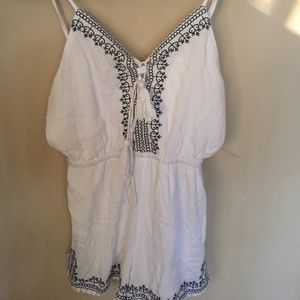 woven design romper boho very cute for the summer