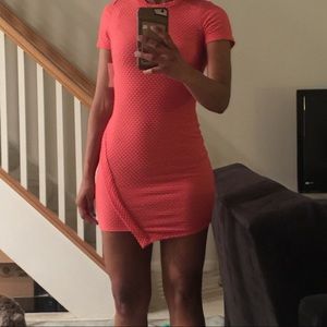 Size Small Coral colored mini dress