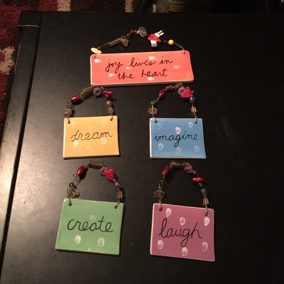 Bead and ceramic signs