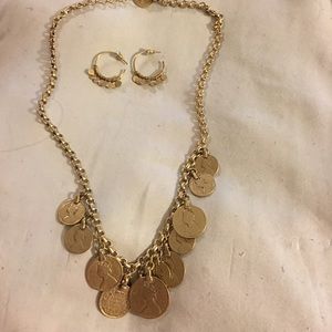 Stella and dot necklace and earrings