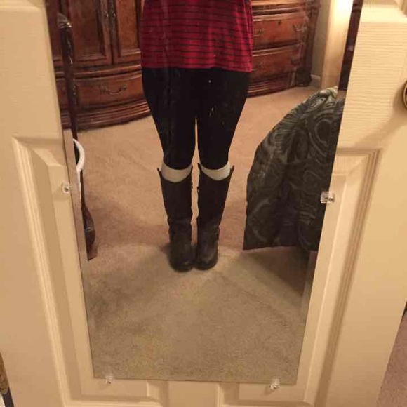 SOLD ON Ⓜ️erc🚫 girls brown riding boots - Picture 3 of 3