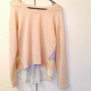 A colorful sweater