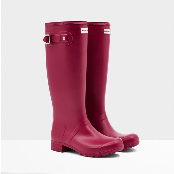 🎄LIMITED 🕐SALE🎄RASPBERRY ORIGINAL HUNTER BOOTS