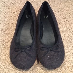 Gap Outlet Herringbone Bow Ballet Flats