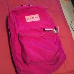 Pink jansport