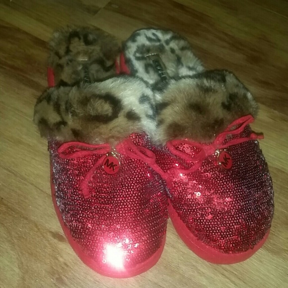 Michael Kors Sequin Slippers