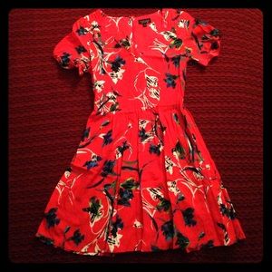 TOPSHOP Floral Print Dress