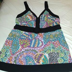 Multi color summer top