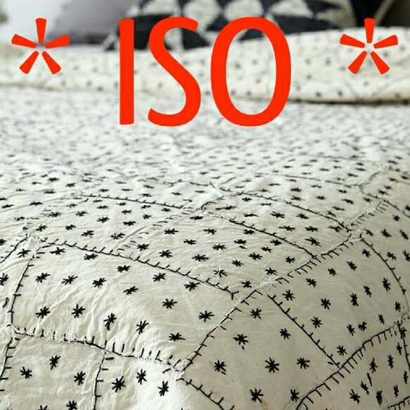 ISO Starry Patchwork Kantha Blanket quilt