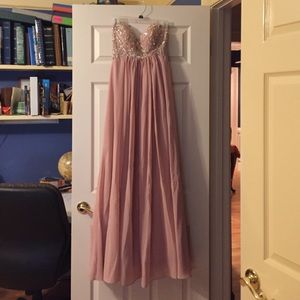 Victoria's Dress: Chiffon Evening Dress