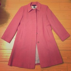 Gorgeous Mauve Wool Coat
