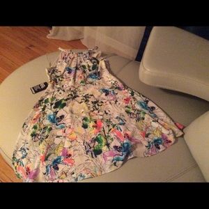 Floral print dress so 10