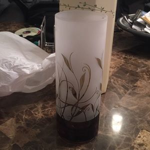 Lenox glass vase