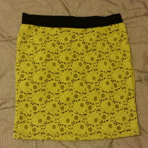 Yellow skirt