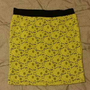Yellow skirt