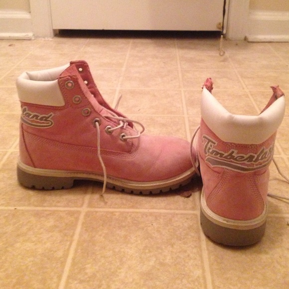 Pink Timberland Boots
