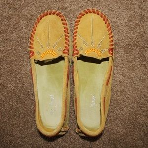 Never Worn Miz Mooz Woven Moccasins by Gazith