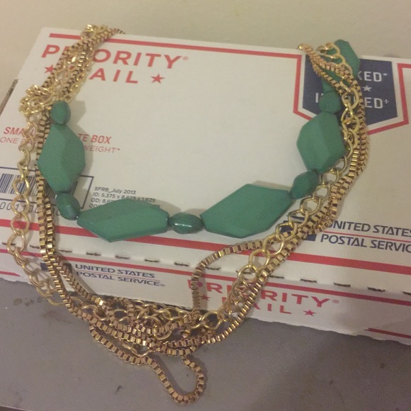 Turquoise statement necklace - Picture 2 of 2