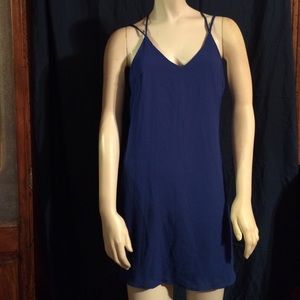 Royal Blue Strappy Dress Size JR MEDIUM