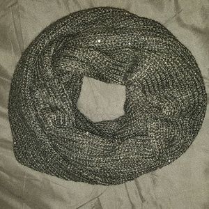 H&M Black and Sequin infinity scarf