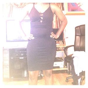 Black midi dress size small/medium