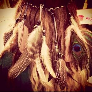 Feather headband