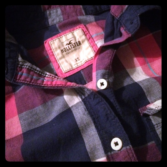 Hollister Flannel Button Up Shirt